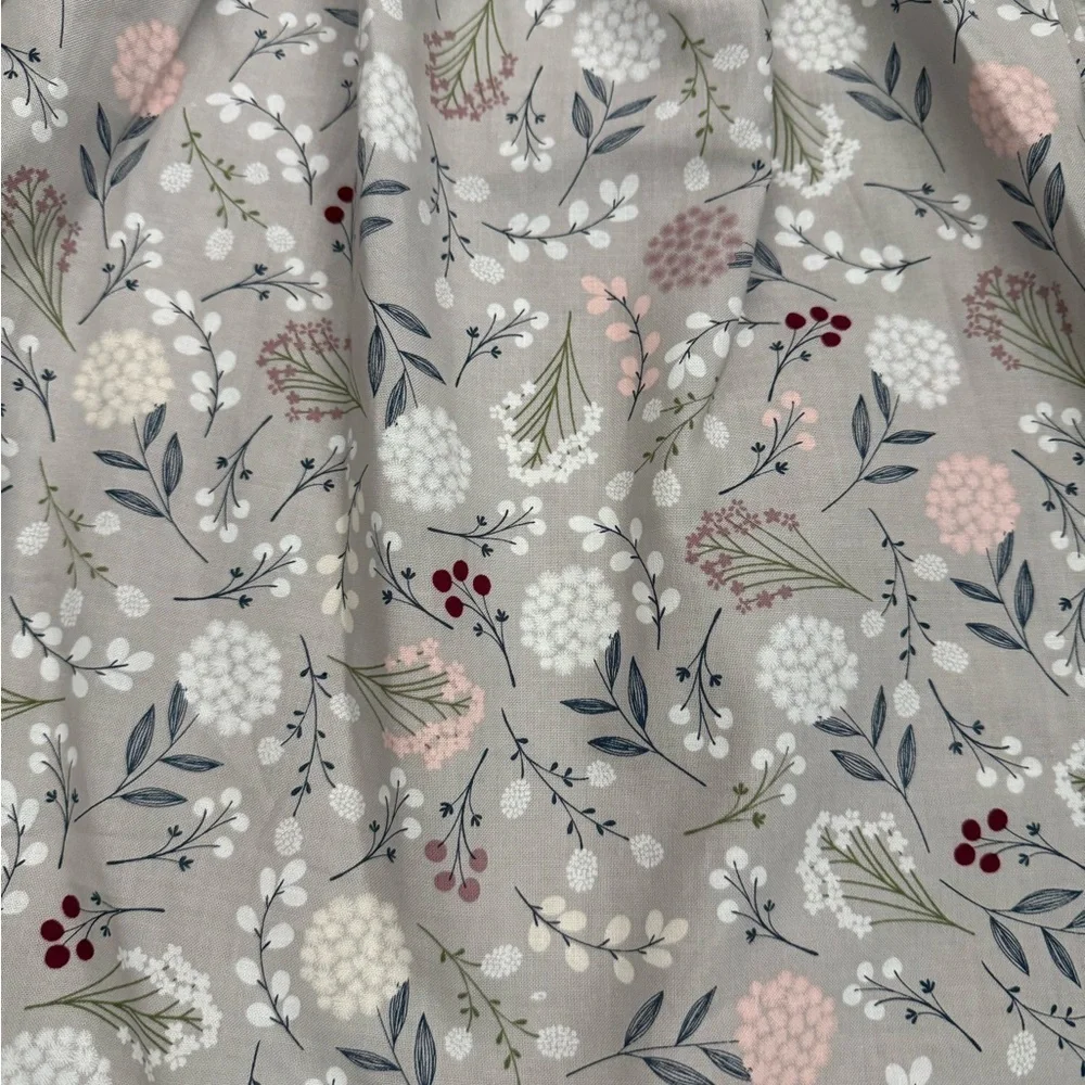 New Handcrafted Dandelion Print Peasant Dress